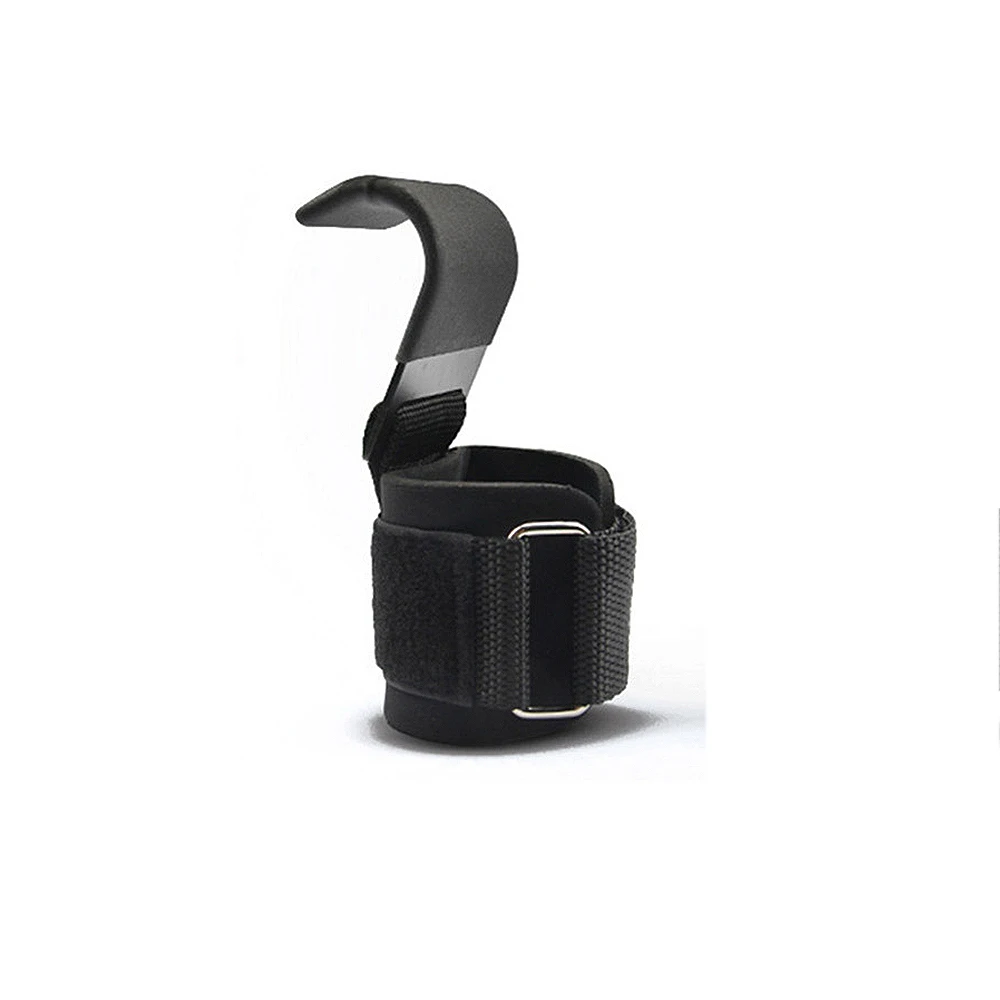 Weight Lifting Hooks with Wrist Straps – Grip Support for Pull-Ups, Deadlifts & Powerlifting (2pcs)