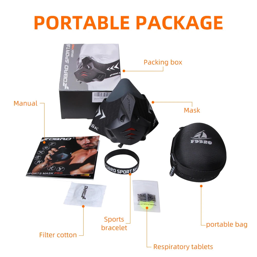 FDBRO Sports Training Mask – Cardio & Fitness Endurance