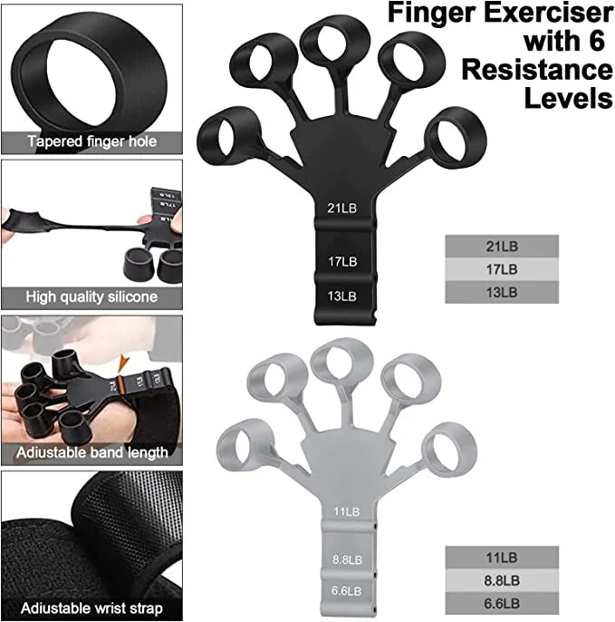 Grip Trainer – Adjustable Resistance (6 Levels)
