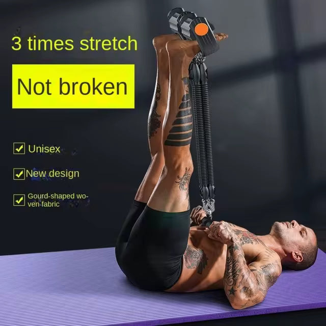 Pedal Resistance Band with Foam Handles – Full-Body Fitness & Stretch Trainer