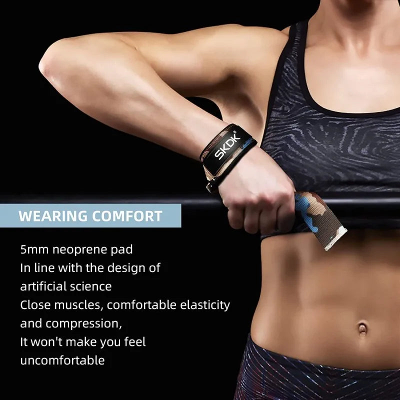 Weightlifting Wrist Straps Strength Training Booster Belt Adjustable Non-slip Gym Fitness Lifting Strap Wrist Support Grip Band
